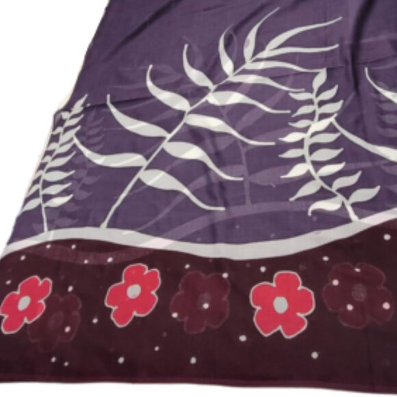 Cover Ups Handpainted Cover-up, Halter Strapless Wrap Dress Cotton Batik Coverup - Picture 4 of 7